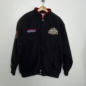 Daytona 500 2004 Dale Earnhardt Jr #8 Champion Jacket Black Nascar Racing XL
